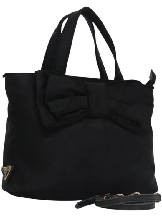 Prada Handbags - PRADA Hand Bag Nylon 2way Black